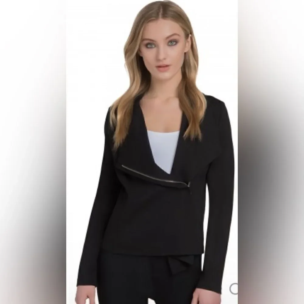 Lysse smith asymmetrical zip up jacket